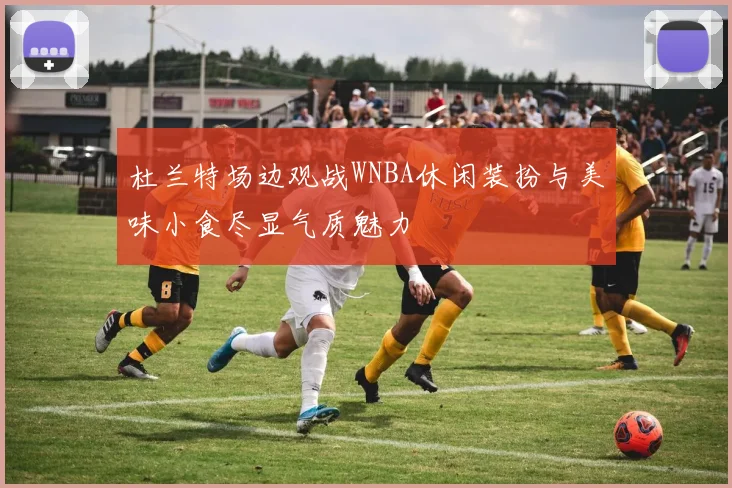 杜兰特场边观战WNBA休闲装扮与美味小食尽显气质魅力